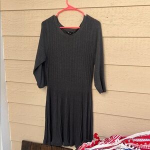 Style & Co. Dark Gray Knit Dress